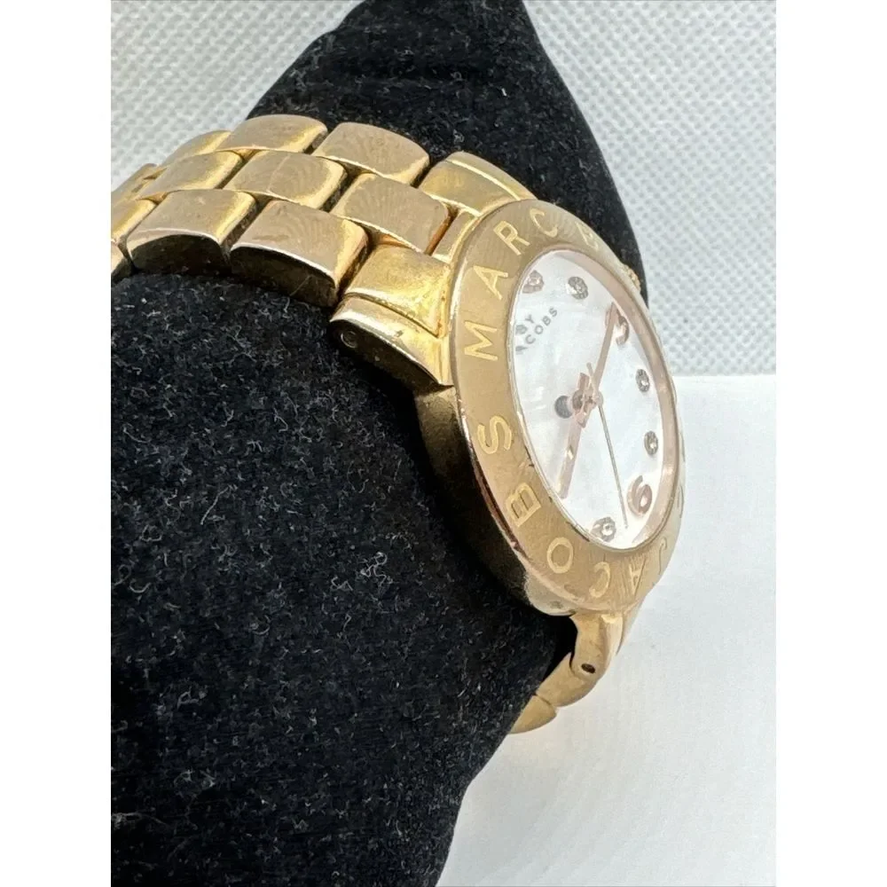 Marc Jacobs MBM3077 Women's Gold Stainless Steel Analog Dial Quartz Watch JNA793